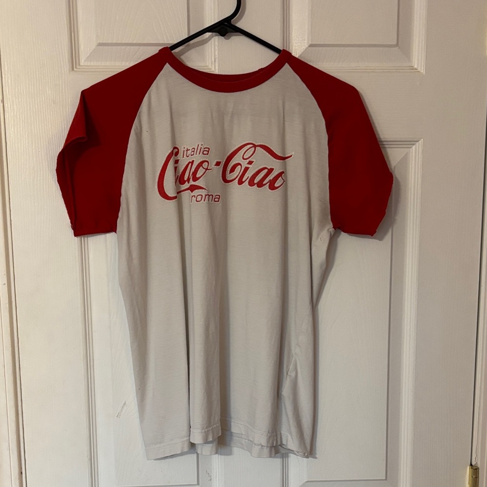 Vintage Ciao Ciao Italia Roma Red & White Tee